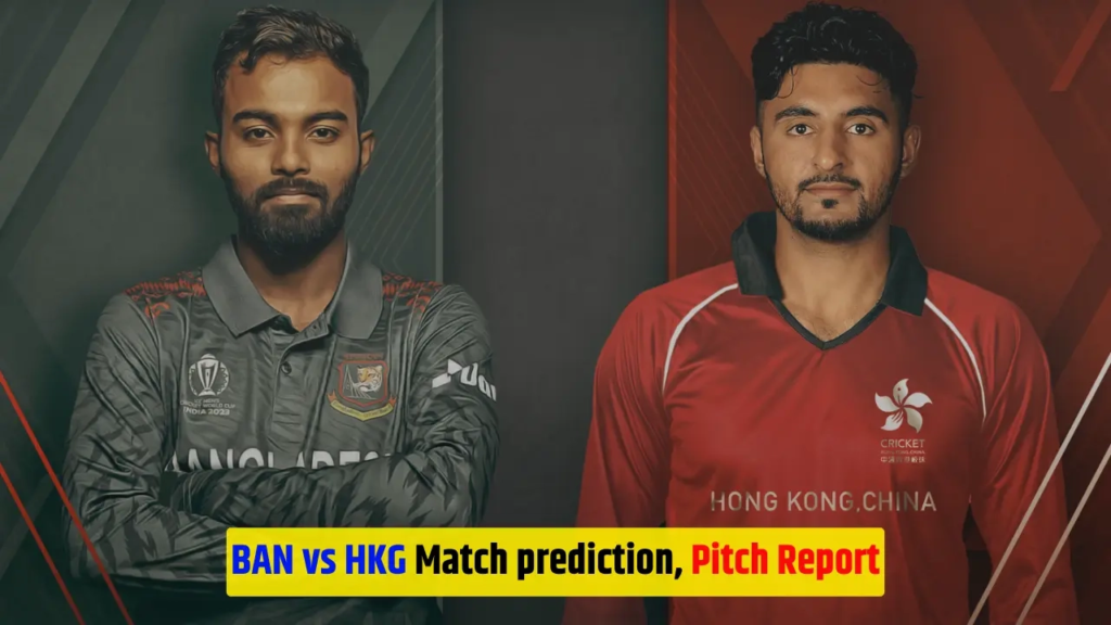 BAN vs HKG Match prediction, Pitch Report