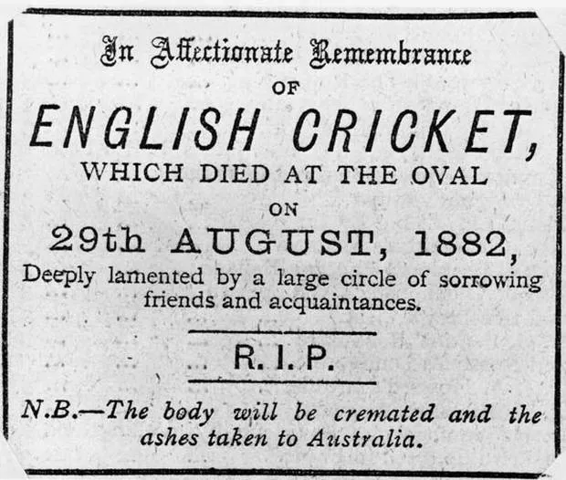 The Ashes, द एशेज