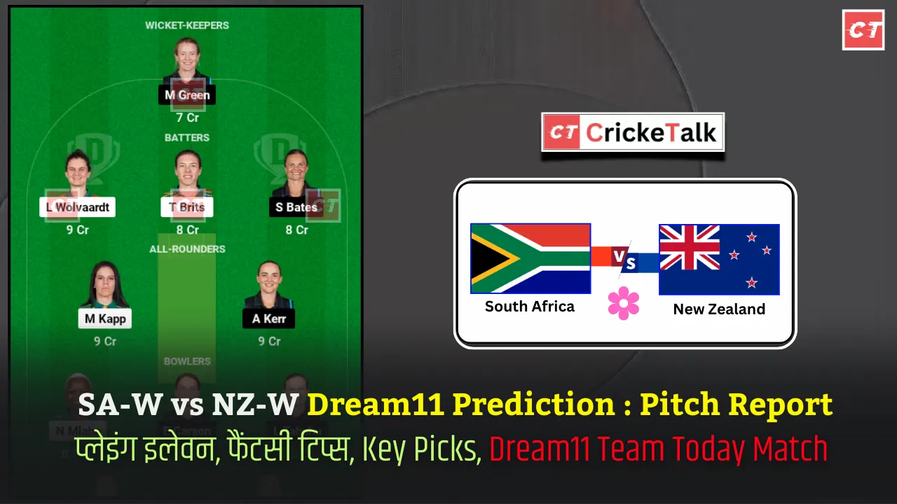 SA-W vs NZ-W Dream11 Prediction Pitch Report