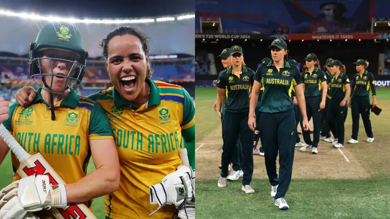 महिला टी20 विश्व कप 2024: ऑस्ट्रेलिया पहली बार फाइनल से बाहर, साउथ अफ्रीका ने रचा इतिहास