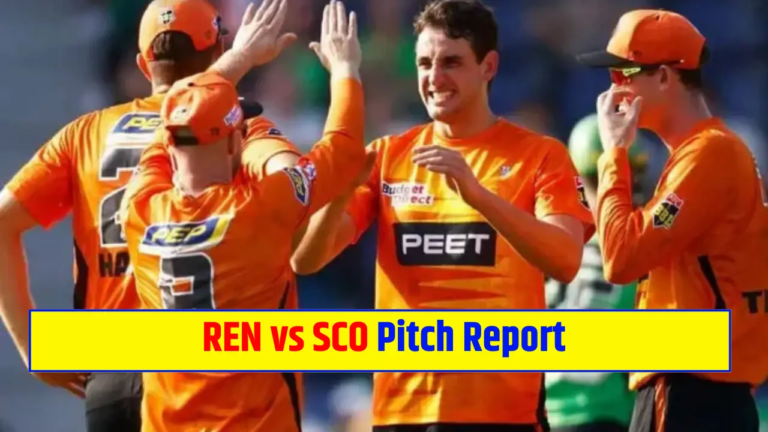 REN vs SCO Pitch Report in hindi