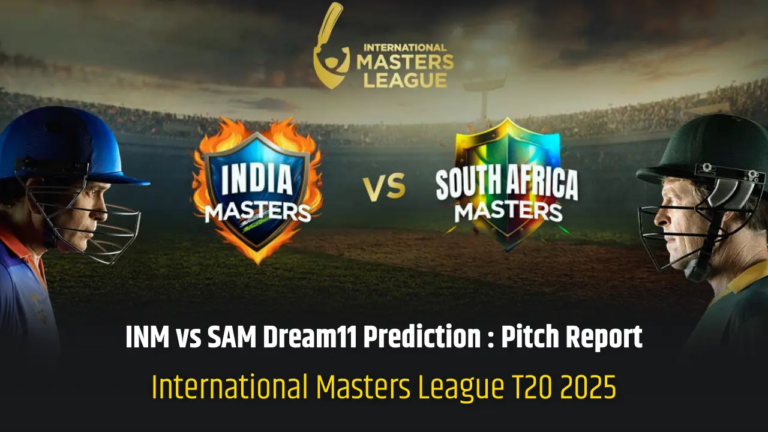 INM vs SAM Dream11 Prediction Pitch Report