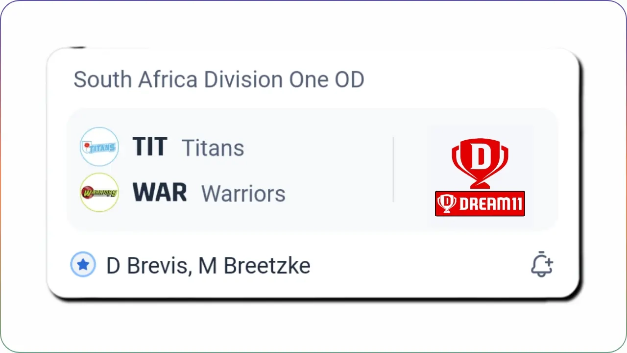 TIT vs WAR Dream11 Prediction in Hindi