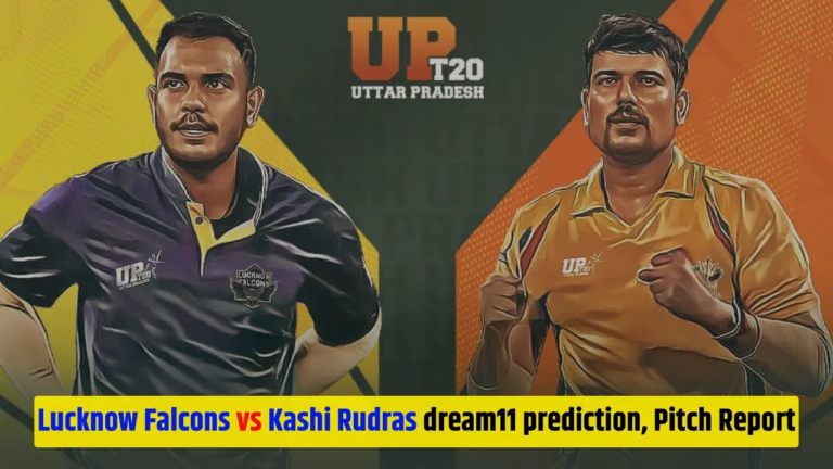 Lucknow Falcons vs Kashi Rudras dream11 prediction, Pitch Report