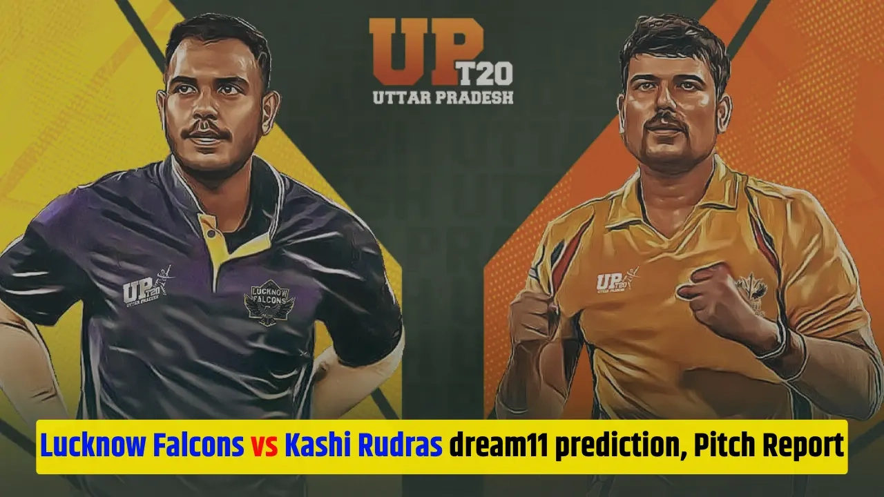 Lucknow Falcons vs Kashi Rudras dream11 prediction, Pitch Report