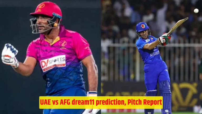 UAE vs AFG dream11 prediction, Pitch Report